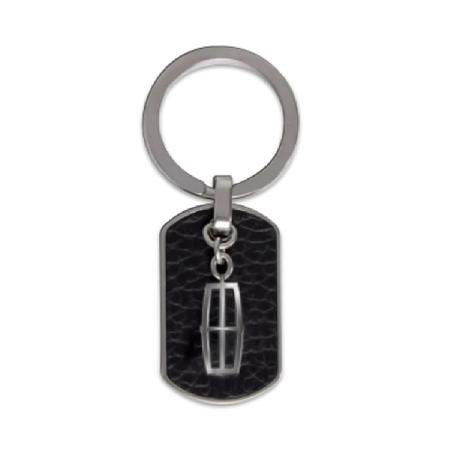 Leather Key Tag with Charm product image